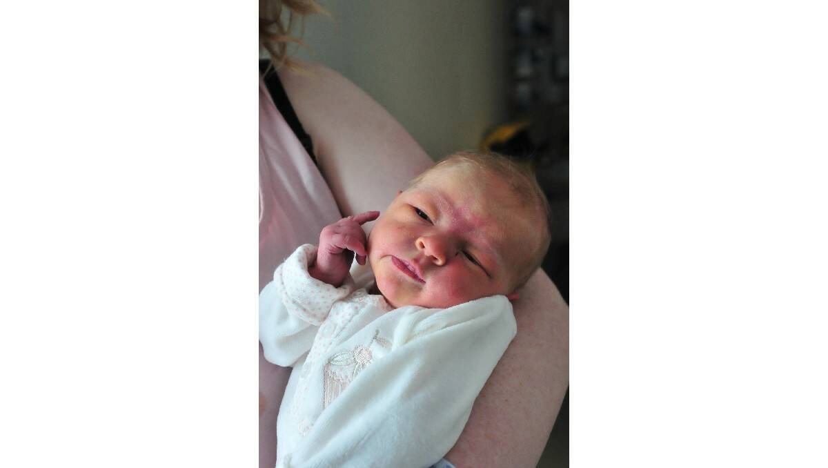 Isabella Mary Clarke, daughter of Scarlett Lovick and Adam Clarke, was born on August 13.