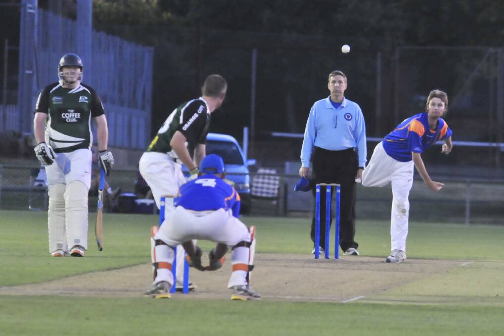CRICKET: Metro-Wanderers against Orange City in ODCA Royal Hotel Cup on Friday night. Photo: JUDE KEOGH