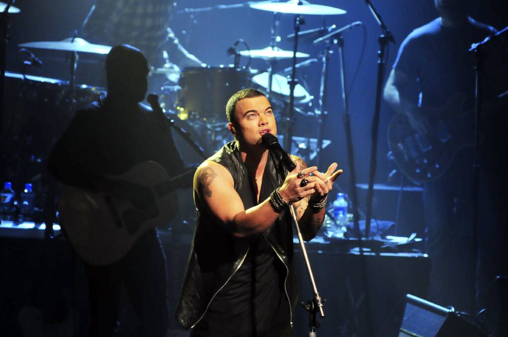 WHAT A GUY: Guy Sebastian performing at The Civic Theatre. Photo: JUDE KEOGH