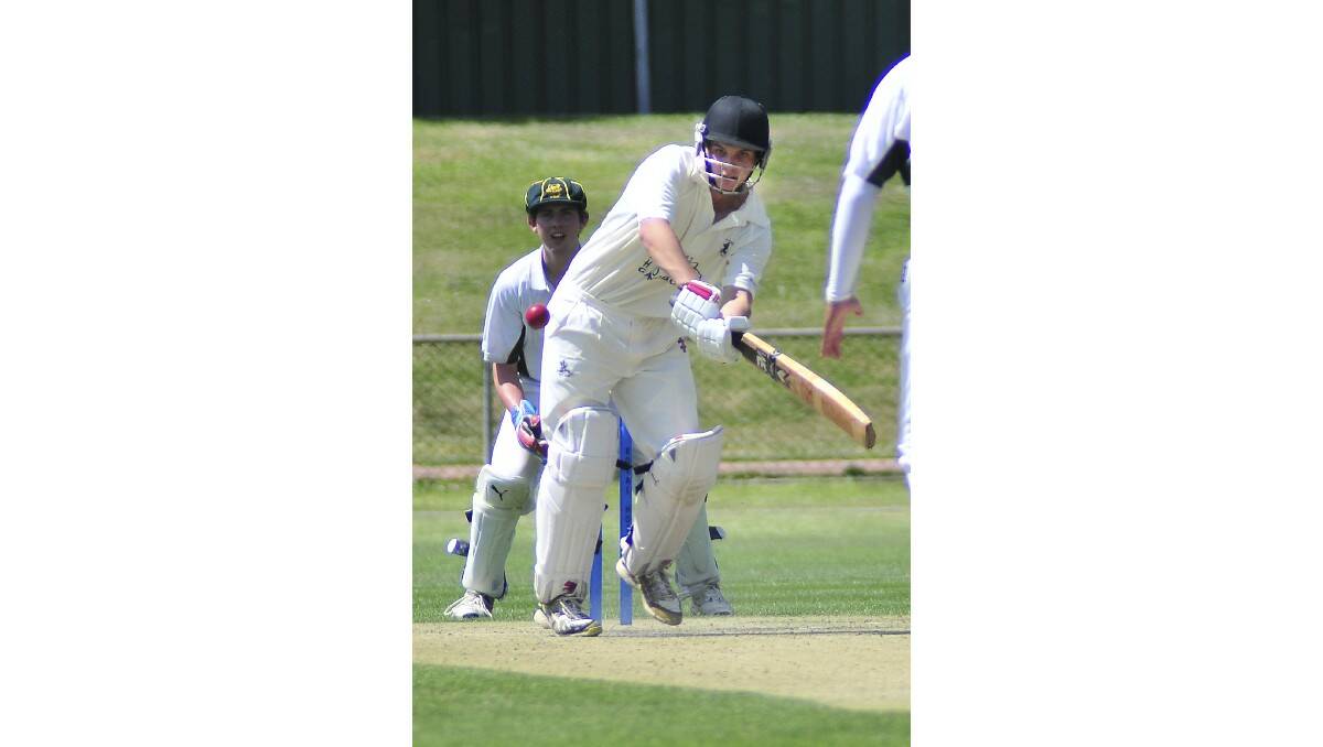 CRICKET: Cavaliers' James Ryan against CYMS in Saturday's ODCA first grade one day final at Wade Park. Photo: JUDE KEOGH