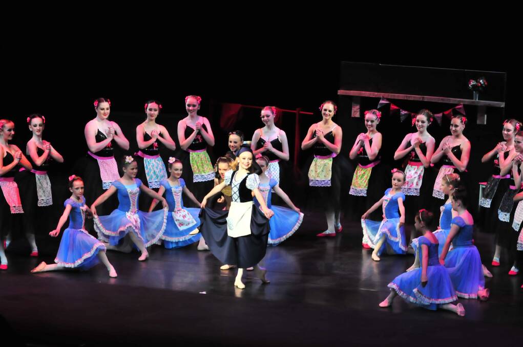 GROUP EFFORT: Orange dance school recitals kicked off in November. Photo: JUDE KEOGH
