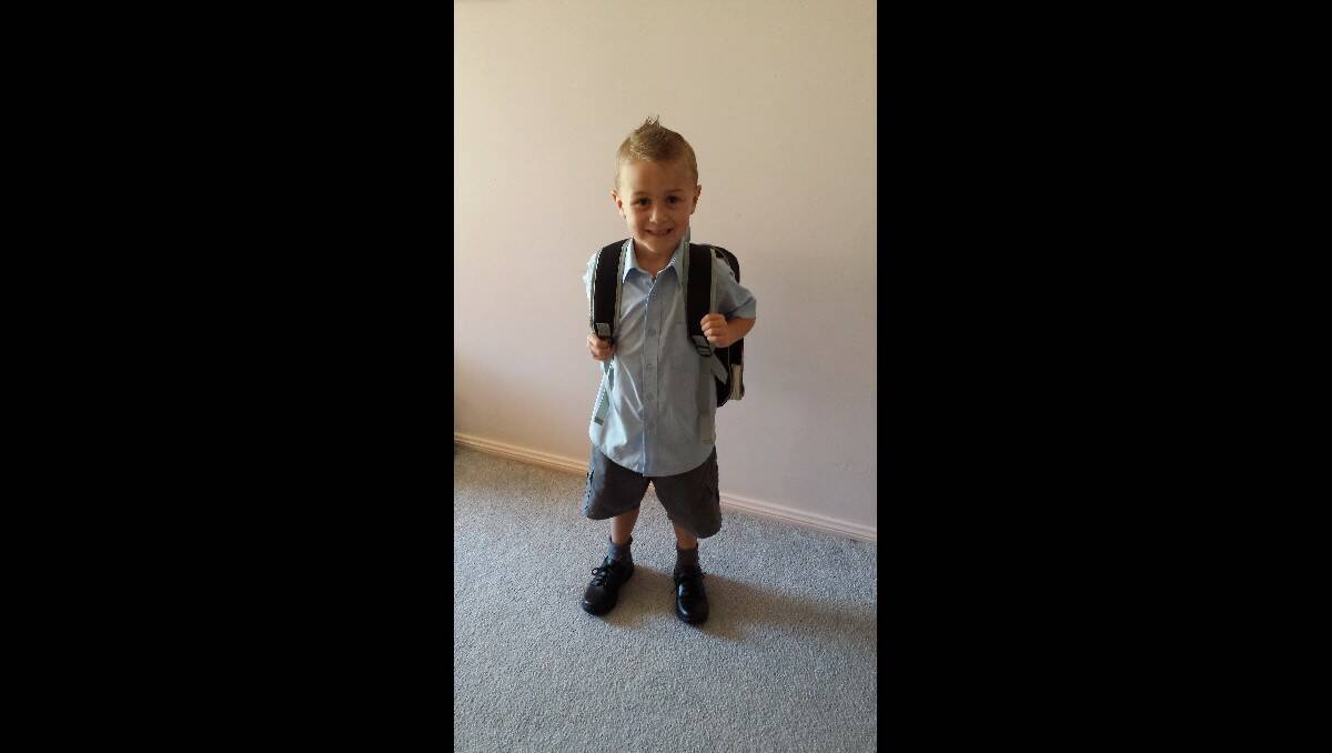 Flynn Ruddy moved into Year 1 at Calare Public School this year.