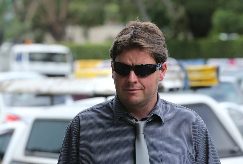 EVIDENCE: Alec Meikle's former Downer EDI supervisor Colin Wiggins arrives at the inquiry into the teen's death this week. Photo: KATE GERAGHTY 120513wiggins