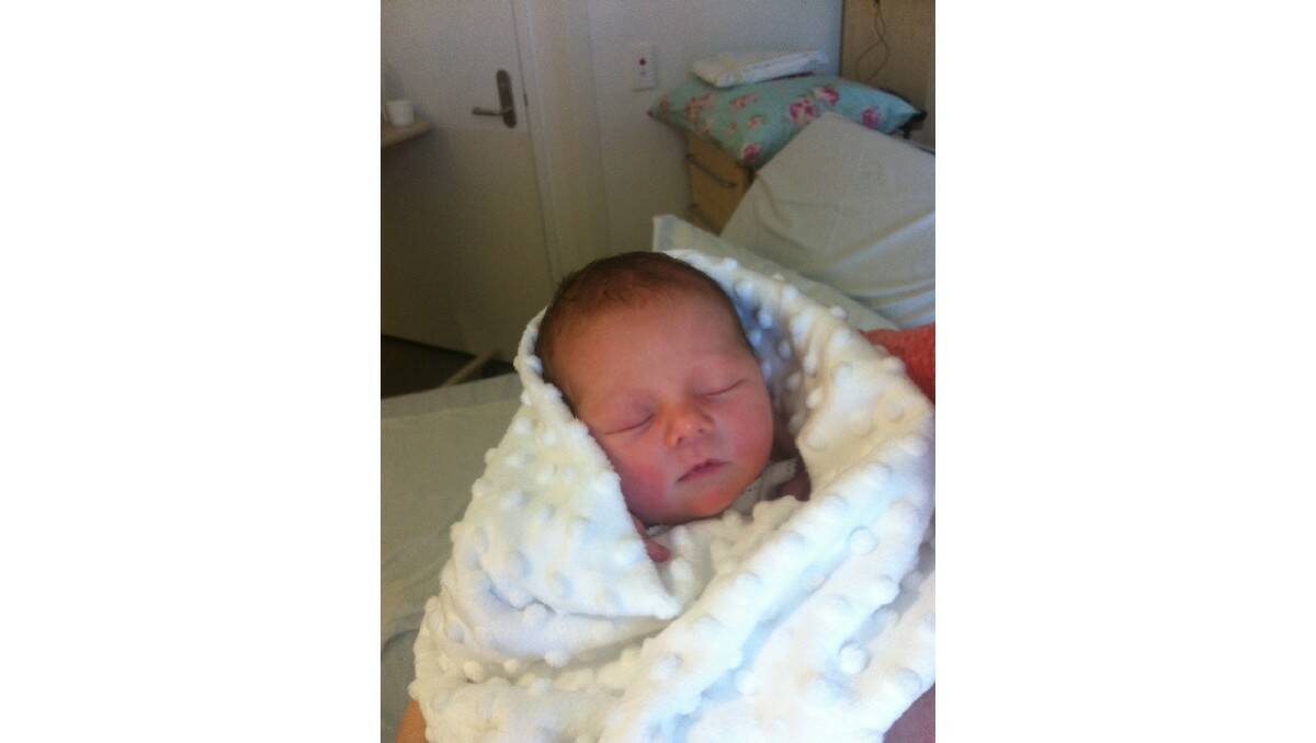 Avie Evelyn Kent, daughter of Rishelle and Brendan Kent, was born on February 1.