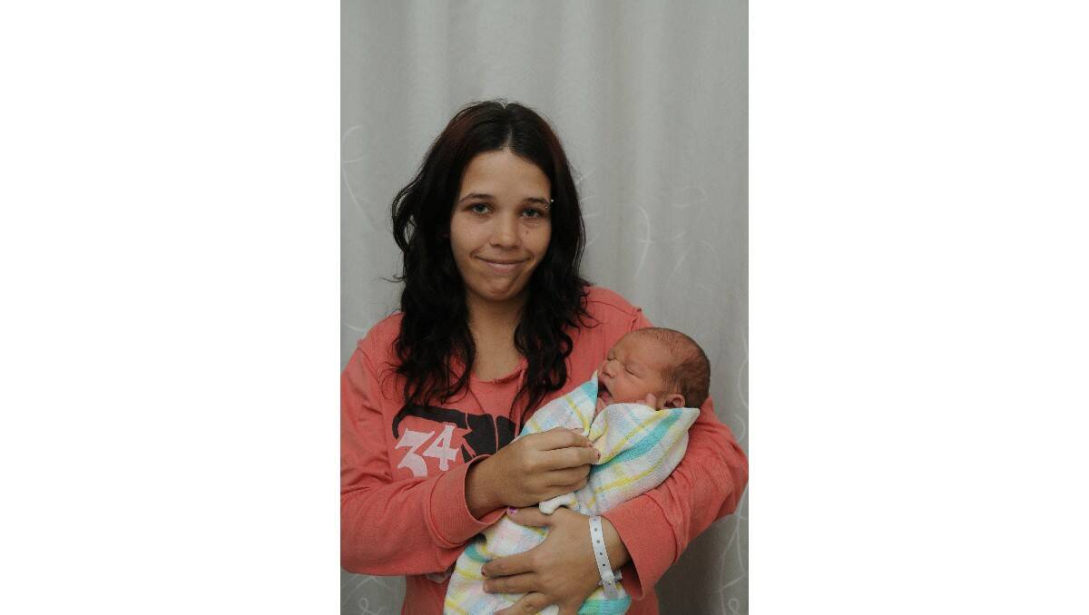 Xaviour Daglish Schenk, pictured with his mother Alex Flanders, was born on May 18. Xaviour's father is Andrew Schenk.