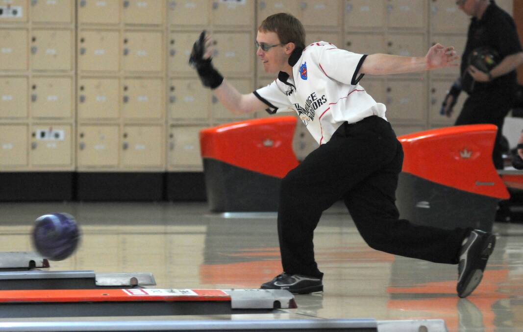 STRIKE: Hayden Gosper bowls them over in the State Tenpin Bowling League.