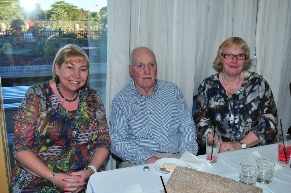 ROBERTS: Lyn Bugden, Kevin and Julie Woolf. Photo: JUDE KEOGH