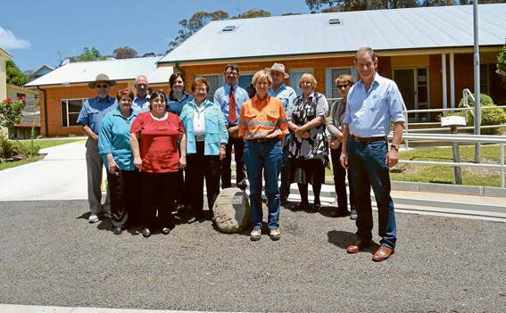 BLAYNEY: Members of the Board and Management of Uralba gathered together with representatives from Cadia Valley Operations to unveil the new Cadia Pathway connecting Uralba to the Carcoar Hospital Museum.