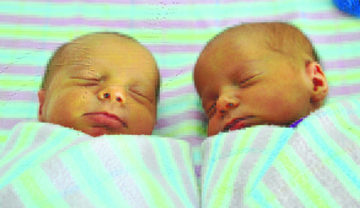 Isabella and Charlotte Summerson, twins daughters of Amelia and Josh Summerson, were born on November 7.