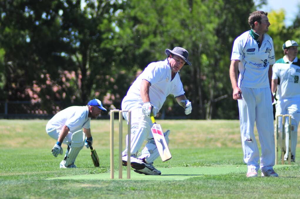 CRICKET: Gladstone's Brad Cotter against Orange City in ODCA second grade at Max Stewart. Photo: JUDE KEOGH
