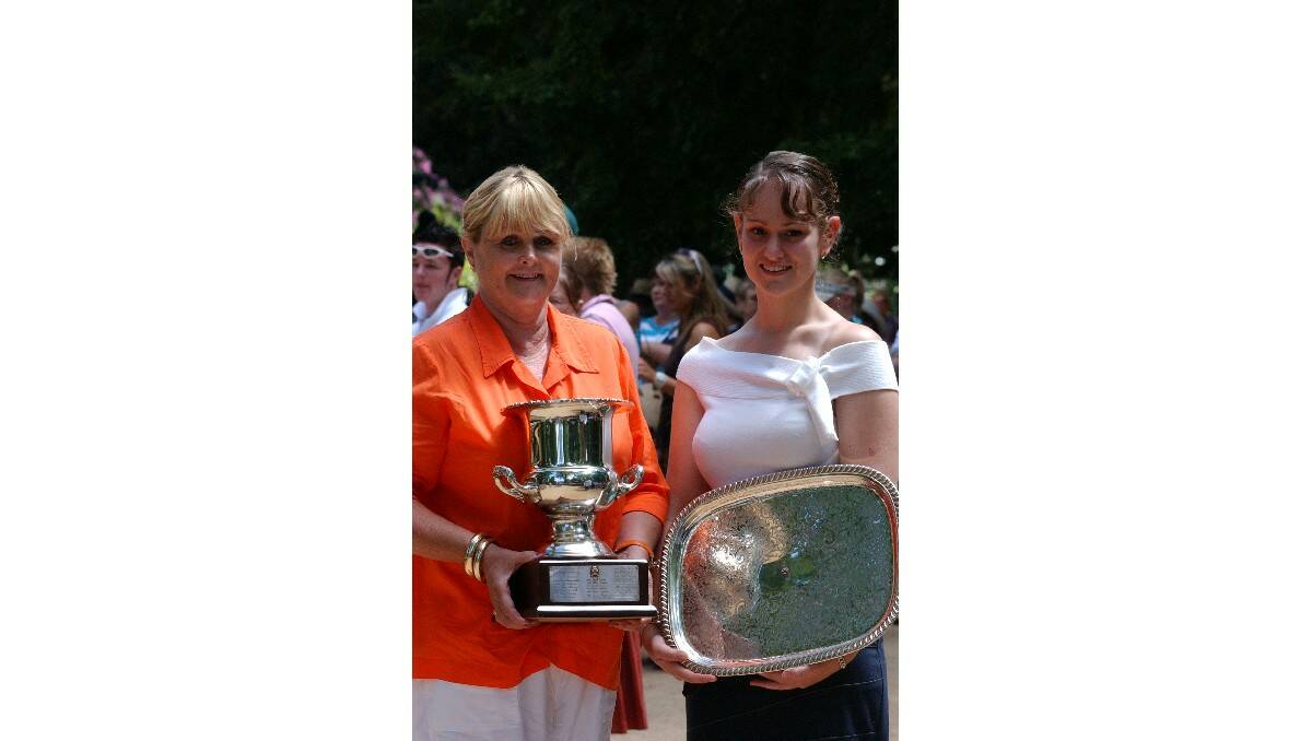 2006: Orange Citizen of the Year - Jan Savage (left); and Orange Junior Citizen of the year - Tracey Bouffler.