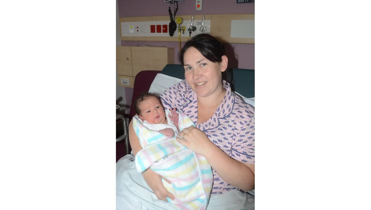 Lara Anne Cheney, pictured with her mother Tina Cheney, was born on January 23. Lara's father is Christian Cheney.