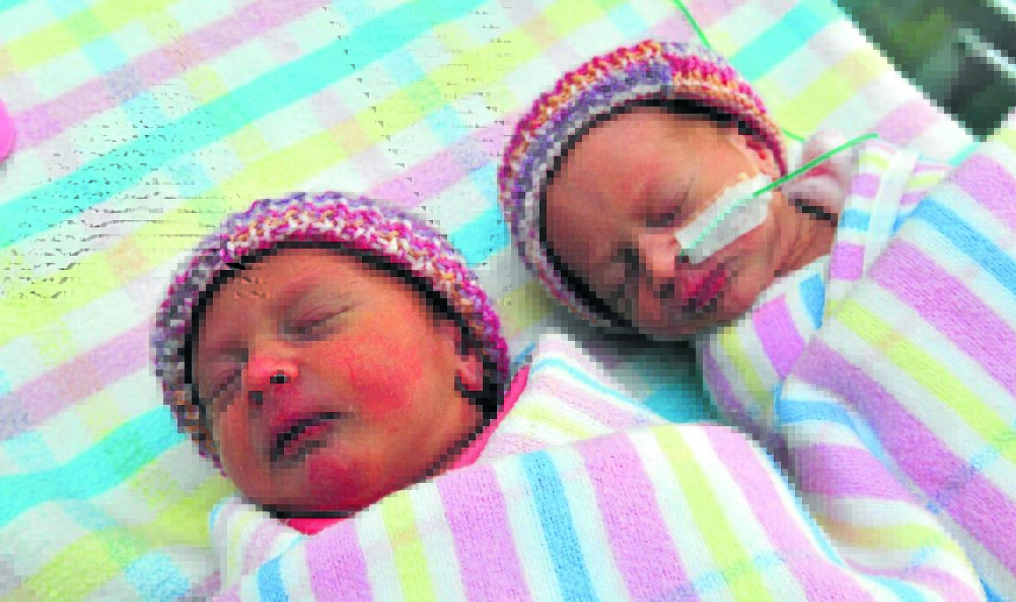 Twins Eloise Charlette Nixon-Tamislyn and Melaina Jade Nixon-Tamislyn, daughters of Belinda Nixon and Jason Tamislyn, were born on July 27.