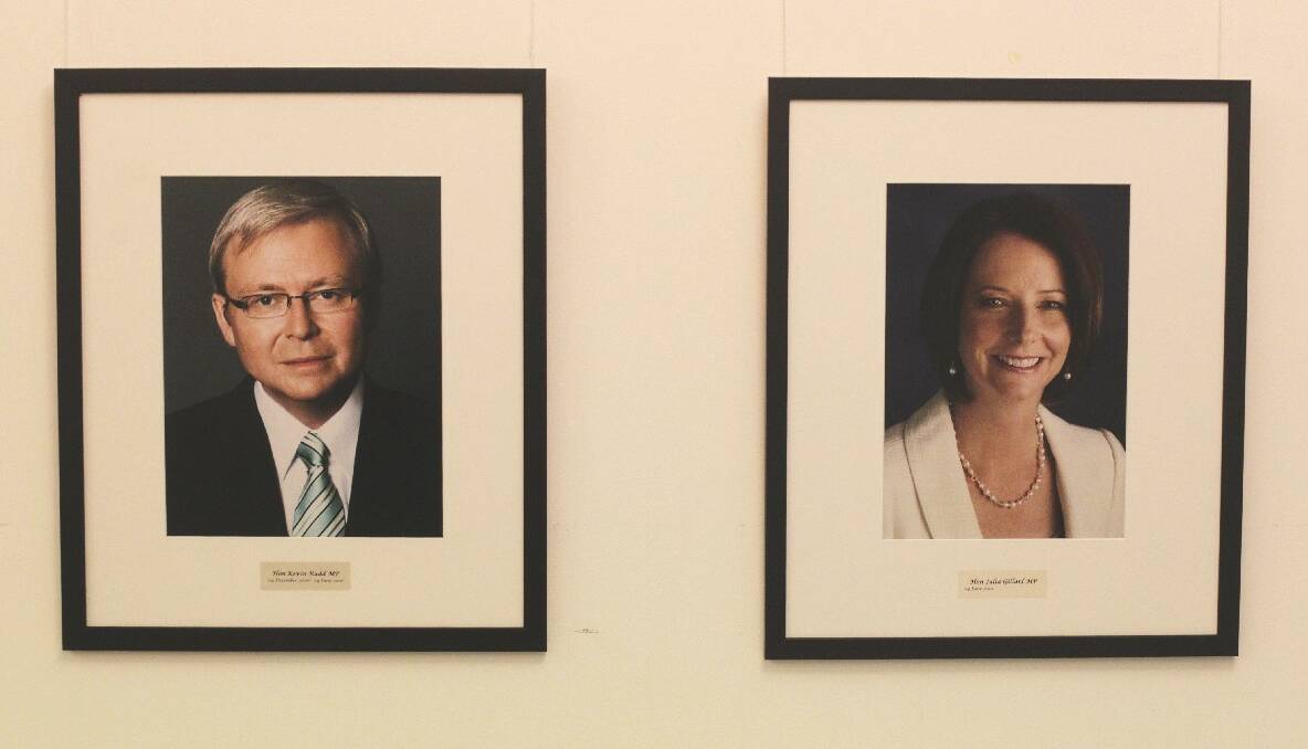 Kevin Rudd and Julia Gillard will contest a Labor leadership ballot. Photo: ANDREW MEARES.