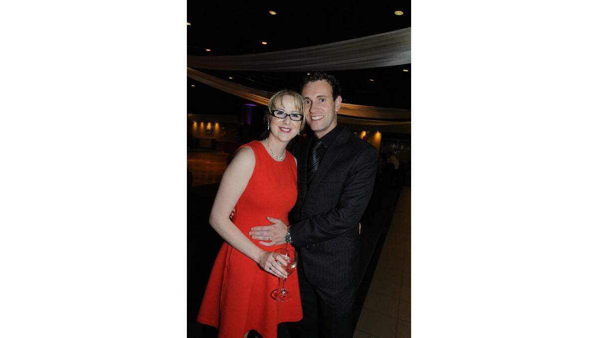 EMERGENCY SERVICES BALL: Nicole and Keiran Taylor. Photo: STEVE GOSCH