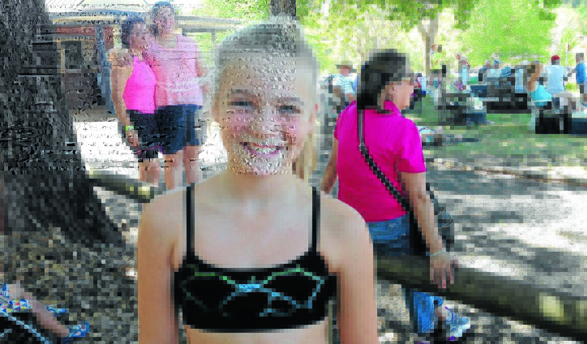 KEEN COMPETITOR: For 12-year-old Rebecca Twomey competing in the Enticer event at this year’s Elite Energy Triathlon proved a great way to socialise while having fun. Photo: TRACEY PRISK