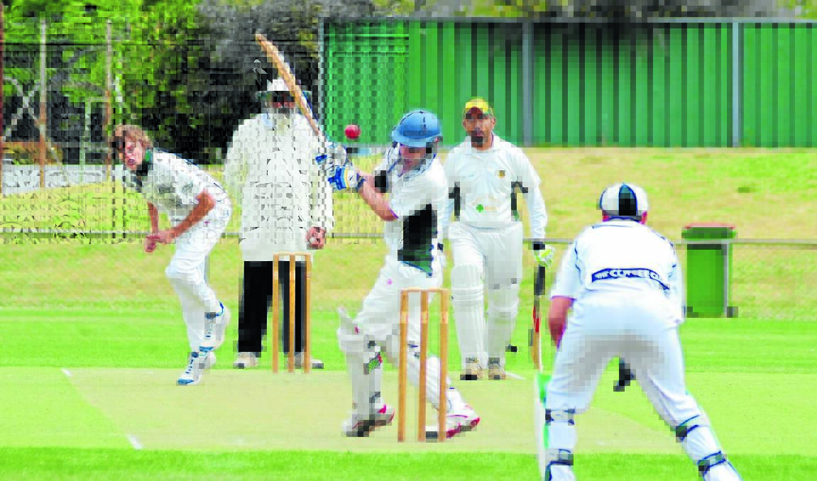 PLODDING ALONG: Peter Kirby, pictured umpiring in the ODCA competition, has prepared Bindana for the Class B Handicap (1600m) at Towac Park today.