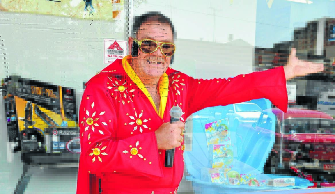 ALL SHOOK UP: Jimmy Davison is excited to be attending his first Parkes Elvis Festival. Mr Davison shares his birthday with The King.