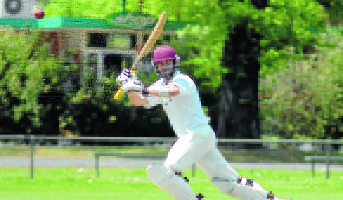 TOP KNOCK: Richie Venner has been in good form with the bat in 2013.