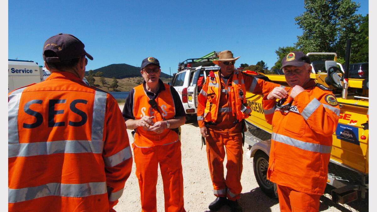 MISSING: Search teams are on site at Carcaor Dam this morning after a 54-year-old was reported missing yesterday evening. Photo: Zenio Lapka (Flick across to see more photos or click the photo tab on the CWD iPhone app)