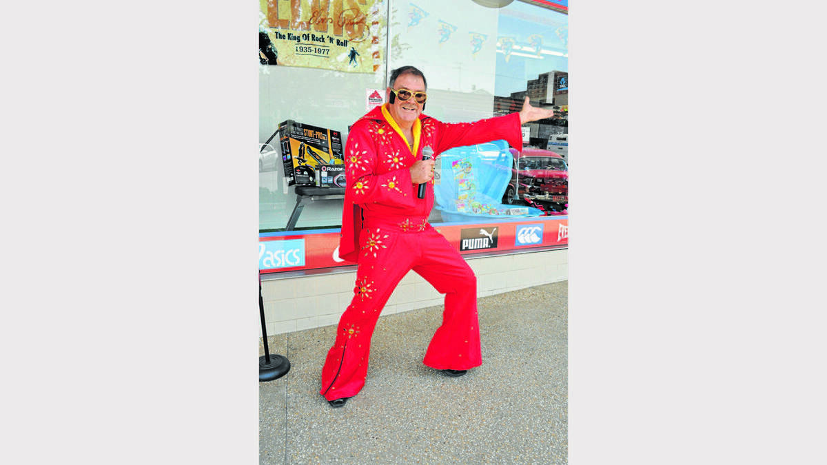 PARKES: Jimmy Davison is excited to be attending his very first Parkes Elvis Festival. Photos: Barbara Reeves.