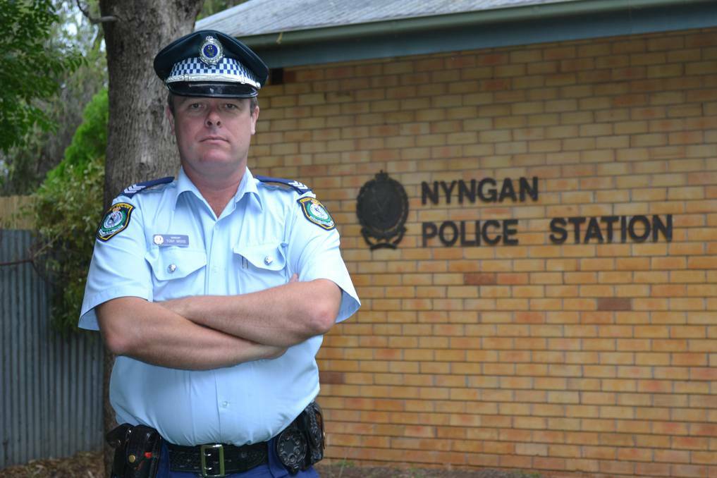 NYNGAN: Showing a great sense of humour and being in touch with the local community has given Nyngan Police a celebrity status on Facebook. Pictured is Sergeant Tony Wood who runs the page. 