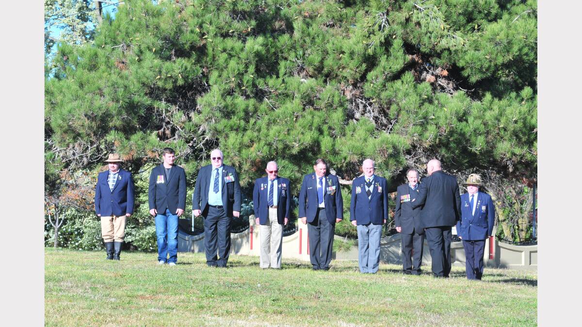 The Lone Pine tree was the centre of attention when a small but dedicated group of nine RSL members began the annual pilgrimage to the cemetery to pay tribute to Orange’s lost war heroes