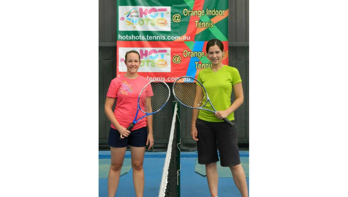 BIG CHALLENGE: Caroline Quirk and Vesna Dimitrivejic will compete at the 2013 NSW Premier League on Sunday. Photo: CONTRIBUTED. tennis1