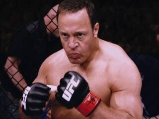 PLEASED AS PUNCH: I did enjoy seeing Kevin James, an annoying comic,  get punched in the head in Here Comes the Boom.