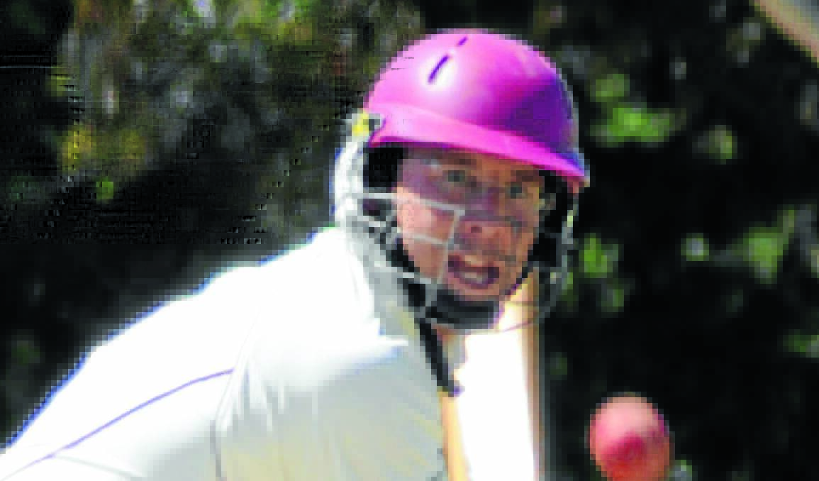 FORM BATSMAN: Orange's Trent Colley played a key role in Western Zone's success in the NSW Country Cricket Championships.