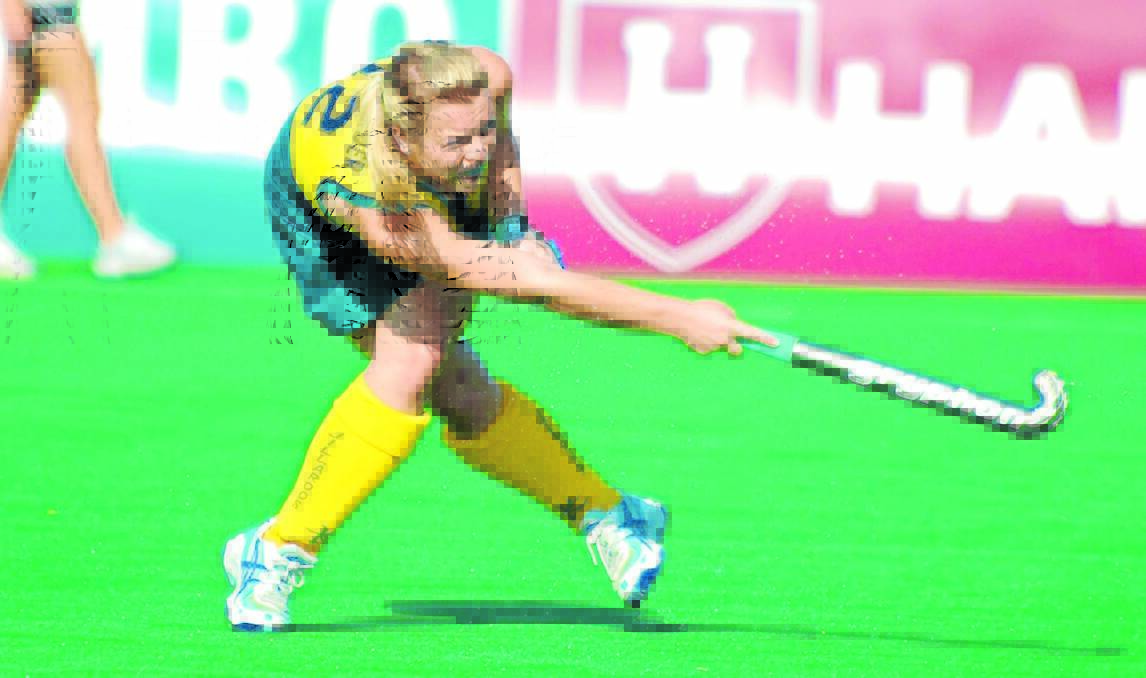 PITCH PERFECT: Orange's Jade Warrender is relieved to be back in Australian colours after recovering from a devastating anterior cruciate ligament rupture which ended her London Olympic Games dreams.