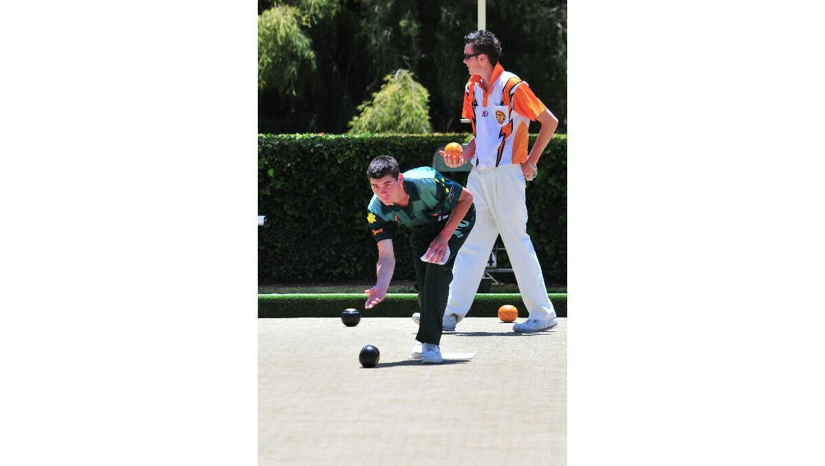 TIED UP: OESC's Anthony Fisher was one of three bowlers who tied for first in Sunday's tournament.      1201jnrbowls3.