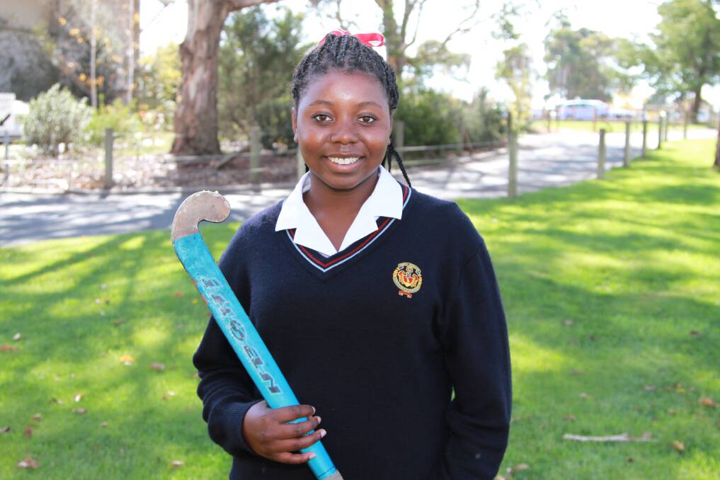 HIGH HOPES: James Sheahan High School student Tania Jachi has will travel to Newcastle in June for the New South Wales All Schools Hockey Championships. Photo: JEFF DEATH
