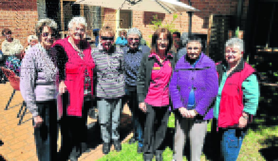 HEART AND SOUL: Meals on Wheels volunteers Edna Sharp, Temple Cornish, Maureen Reader, Helen Millsteed, community support worker Robyn Neal, Joyce Bartimote and Val Rolles. Photo: JUDE KEOGH
