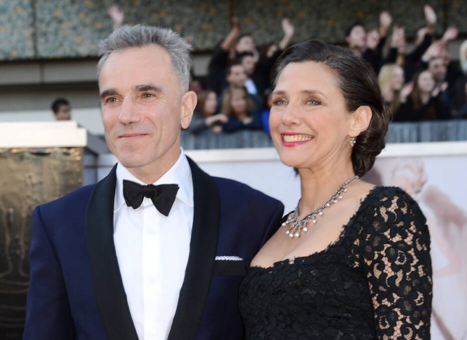 Actor Daniel Day-Lewis and wife Rebecca Miller. Photo: Getty Images