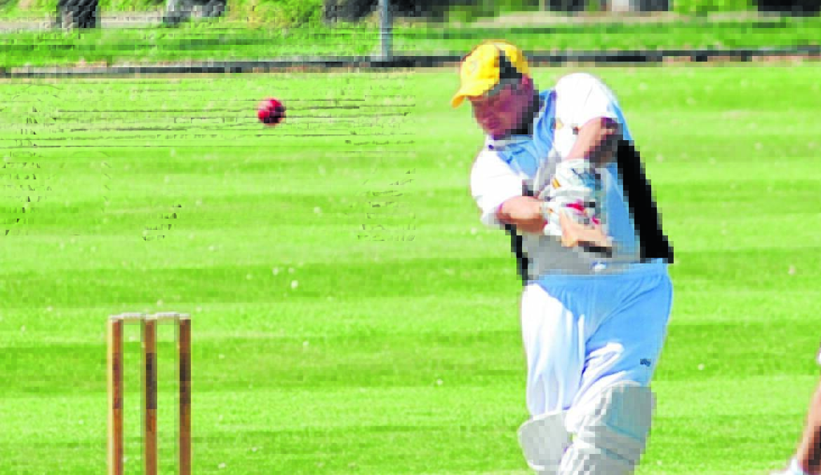 SWIPE AND SEE: Batsman Michael Campbell will bolster CYMS’ hitting power in their Royal Hotel Cup game against Molong tonight.                                                      Photo: STEVE GOSCH
