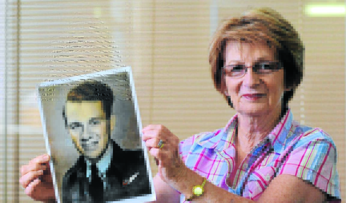 HELLO AND GOODBYE: Shirley Buckler will travel to France to visit the grave of her father, who died in battle in WWII before his daughter could meet him.