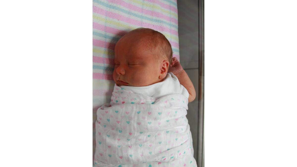 Evelyn Butchard, daughter of Rebekah and Tim Butchard, was born on January 17.