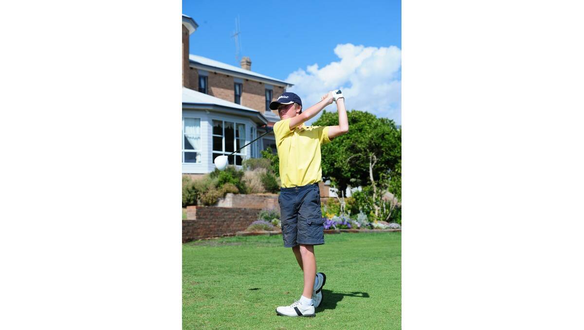DEBUTANT: Teenager James Conran will make his debut for Duntryleague in this season's Central Western District Golf Association division one pennant. Photo STEVE GOSCH 0122sggolf1
