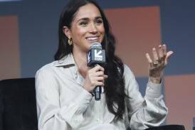 The Duchess of Sussex says social media has negative effects on mental health and physical safety. (AP PHOTO)