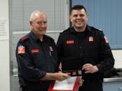 Peter Ryan honoured for 60 years of service as local firefighter
