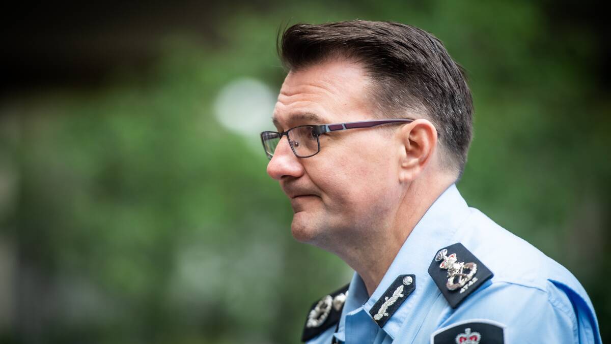 AFP Commissioner Reece Kershaw. Picture: Karleen Minney