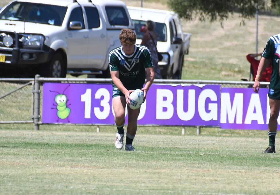 Nyngan and Western playmaker Cooper Black scored two tries on Sunday. Picture by Tom Barber