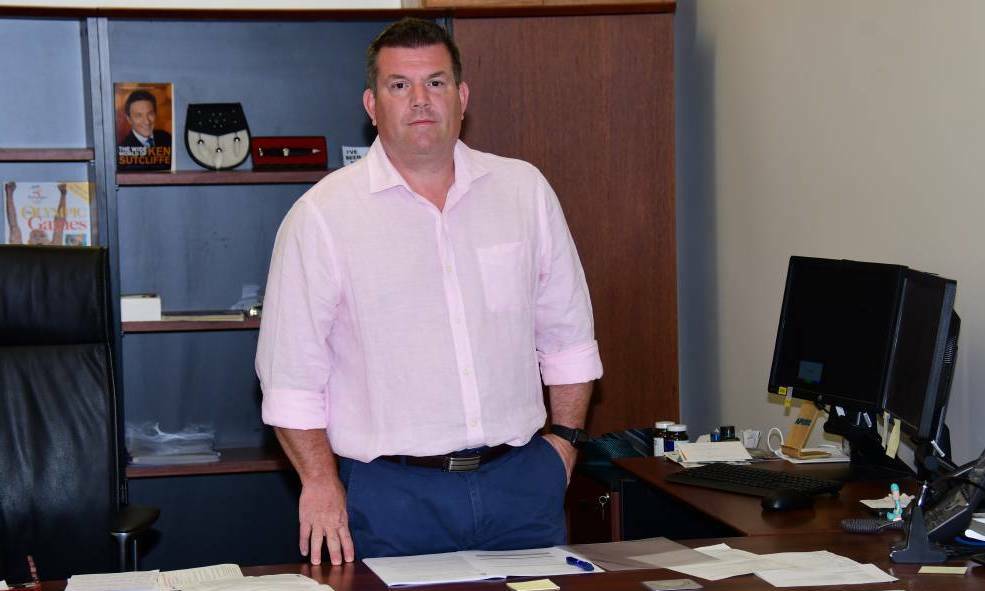 NOT HAPPY: Member for the Dubbo Electorate Dugald Saunders has fired back at a Facebook which includes members of his family. Photo: FILE