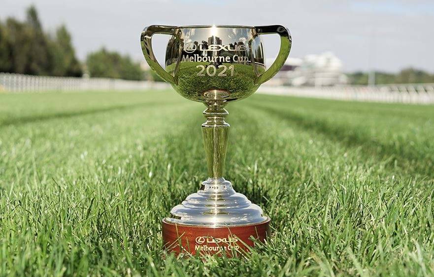 TURF LEGEND: The 2021 Lexus Melbourne Cup, made in Marrickville and presented at Flemington. Picture: Victorian Racing Club