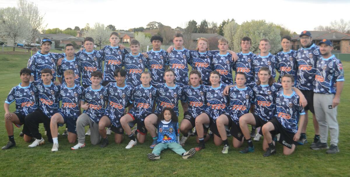 The Bloomfield Tigers under 16s undefeated minor premiers. Picture by Dominic Unwin