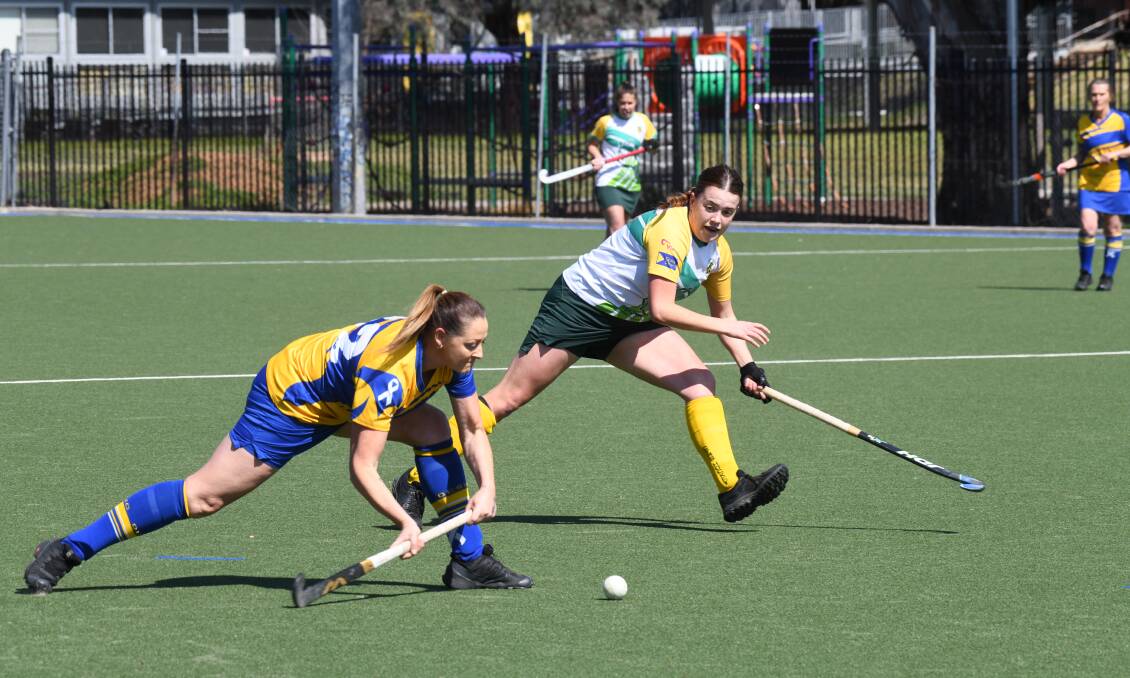 Ex-Services clash with CYMS in the major semi-final. Picture by Carla Freedman