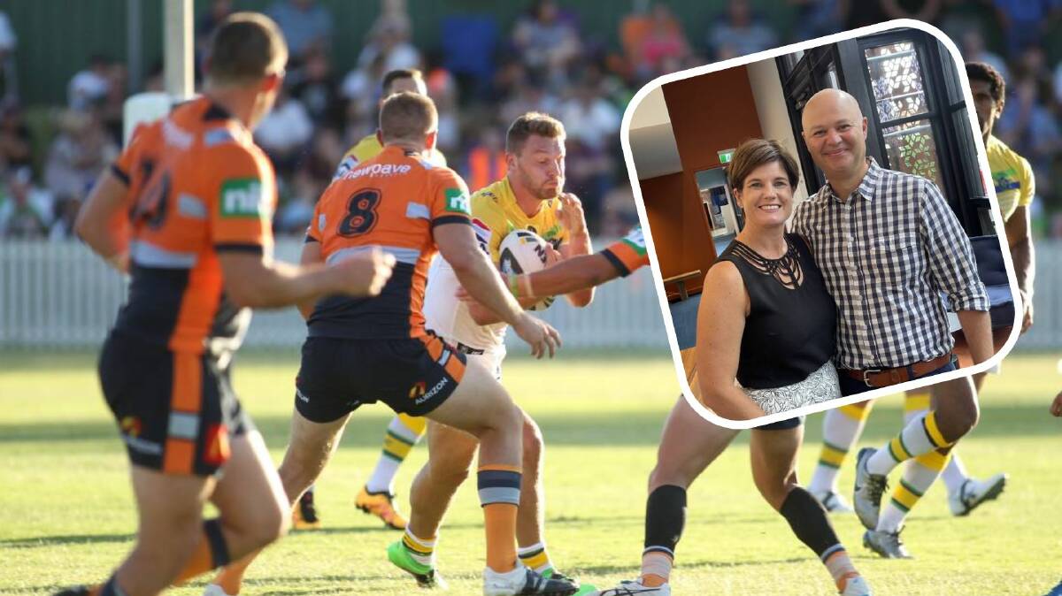 Byng Street Boutique Hotel owners Thomas and Kristen Nock would like to see more evnts like NRL matches come to Orange.