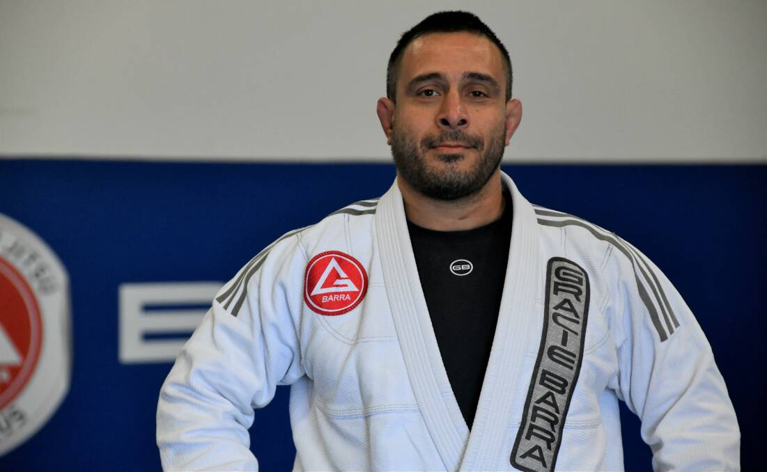 Adriano Magnani at Gracie Barra gym in Orange. Picture by Carla Freedman