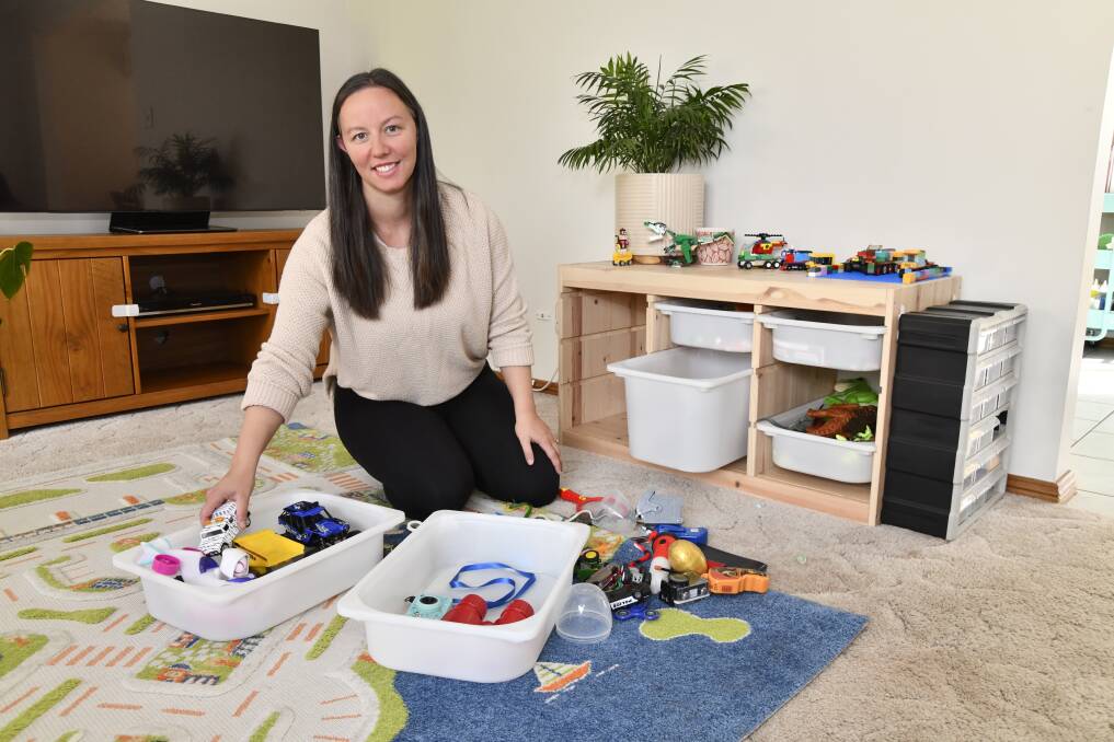 Orange Organising Co. founder Heather Jones started de-cluttering for herself before helping friends and family. Picture by Jude Keogh
